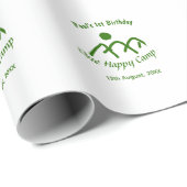 One happy camp green mountain sun 1st birthday  ラッピングペーパー (ロールコーナー)