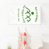 One happy camp green mountain sun 1st birthday 横断幕 (インサイチュ)