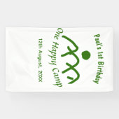 One happy camp green mountain sun 1st birthday  横断幕 (横)