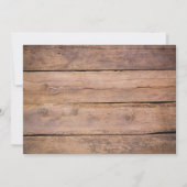 One Happy Camper 1st Birthday Photo 招待状 (裏面)