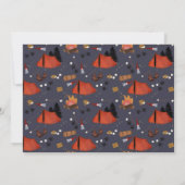 One Happy Camper 1st Summer Birthday Photo 招待状 (裏面)