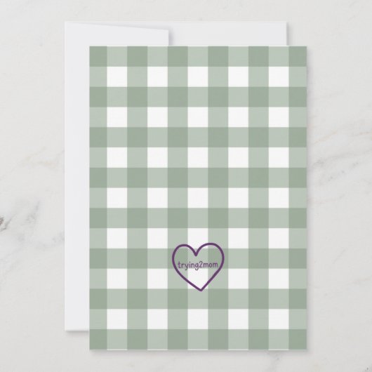 One Happy Camper, Animals 1st Birthday 招待状 (裏面)