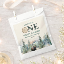 ONE Happy Camper Bear 1st Birthdayパーティー