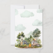 One Happy Camper Birthday  サンキューカード (裏面)