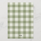 One Happy Camper Boy 1st Birthday Party 招待状 (裏面)