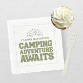One Happy Camper Boys Birthday  スタンダードランチョンナプキン