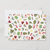 One Happy Camper Boys Birthday Thank You Card (裏面)