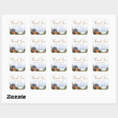 One Happy Camper Camping Boy Birthday スクエアシール (シート)