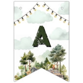 One Happy Camper First Birthday  バンティングフラッグ (第3の旗)