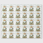 One Happy Camper First Birthday  ラッピングペーパー (フラット)