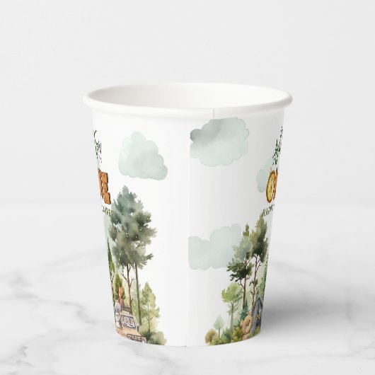 One Happy Camper First Birthday 紙コップ (右)