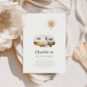 One Happy Camper First Birthday Invitation 招待状