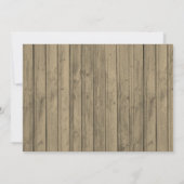 One Happy Camper Photo 1st誕生日 招待状 (裏面)