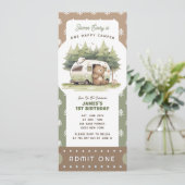 One Happy Camper Ticket Admit One 招待状 (スタンド正面)