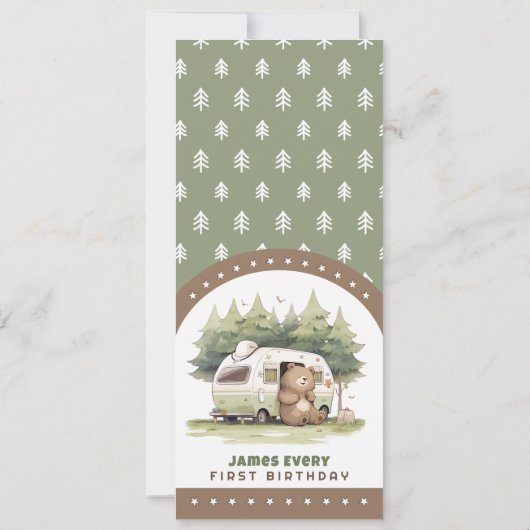 One Happy Camper Ticket Admit One 招待状 (裏面)