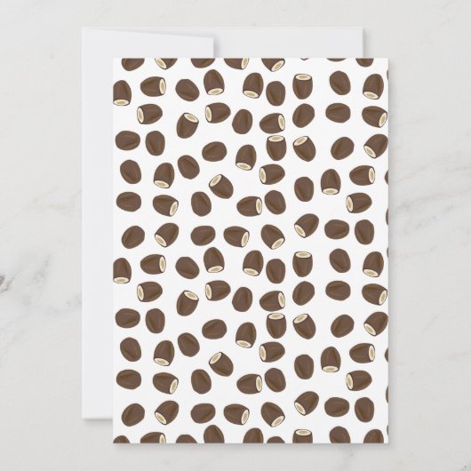 One Happy Coconut Invite 1st Summer Birthday 招待状 (裏面)