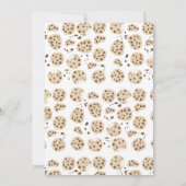 One Happy Cookie Invite 1st First Birthday Cute 招待状 (裏面)