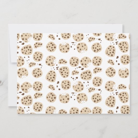 One Happy Cookie Invite 1st  First Birthday Photo 招待状 (裏面)