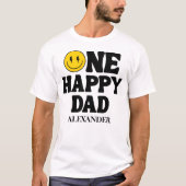 One Happy Dad Matching Birthday Tシャツ (正面)