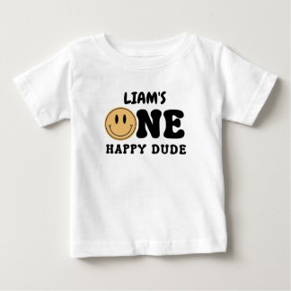 ONE HAPPY DUDE ベビーTシャツ