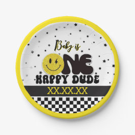 One Happy Dude ペーパープレート