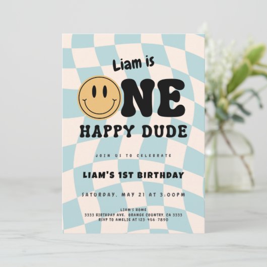 One Happy Dude  招待状 (スタンド正面)