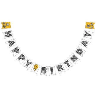 ONE Happy Dude 誕生日バナー バンティングフラッグ