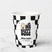 One Happy Dude 1歳の誕生日 紙コップ (裏面)