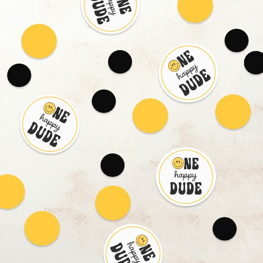 One Happy Dude 1st Birthday コンフェッティ