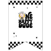 One Happy Dude 1st Birthday バンティングフラッグ (第1の旗)