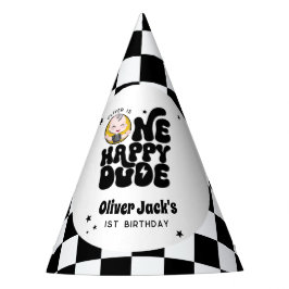One Happy Dude 1st Birthday パーティーハット