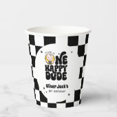 One Happy Dude 1st Birthday 紙コップ (正面)