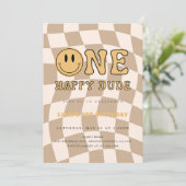 ONE HAPPY DUDE BIRTHDAY 招待状 (スタンド正面)