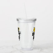 One Happy Dude Boy's Retro 1st Birthday  アクリルタンブラー (左)