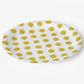 One Happy Dude Boy's Retro 1st Birthday  ペーパープレート (アングル)