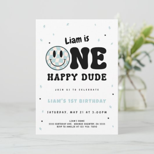 One Happy Dude Checkered 招待状 (スタンド正面)