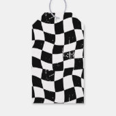 One Happy Dude Retro 1st Birthday ギフトタグ (裏面)