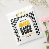 One Happy Dude Retro First 1st Birthday Party フェイバーバッグ (封をした状態)