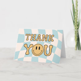 ONE HAPPY DUDE THANK YOU TENT CARD サンキューカード