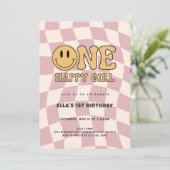 ONE HAPPY GIRL BIRTHDAY INVITATION  招待状 (スタンド正面)
