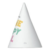 One Happy Girl Birthday Invite 1st Birthday Sun パーティーハット (右)