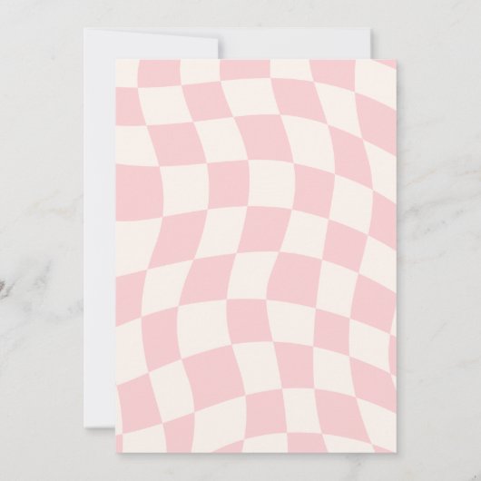 One Happy Girl Invitation 招待状 (裏面)