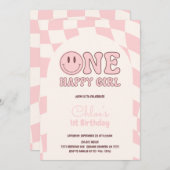 One Happy Girl Invitation 招待状 (正面/裏面)