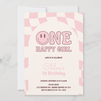 One Happy Girl Invitation 招待状