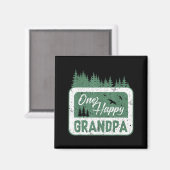 One Happy Grandpa Camper 1st Birthday Camng Bear  マグネット (正面/裏面)