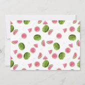 One Happy Melon 1st Summer Birthday Photo 招待状 (裏面)