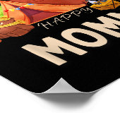 One Happy Mommy Camper Bear First Birthday Family  ポスター (角)