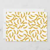 One Happy Monkey Cute 1st First Birthday Photo 招待状 (裏面)