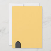 One Happy Mouse Invite 1st Cute Birthday 招待状 (裏面)