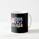 One Happy Teacher コーヒーマグカップ (正面右)